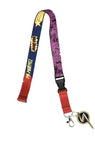 Ms. Marvel Lanyard with Clear Sleeve W/ Charm