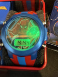 Spiderman Youth Flashing LCD Watch In Collectors Box