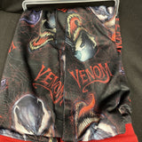 Briefly Stated Mens L Marvel Venom Jogger Style Pajama Bottoms Side Pockets