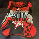 Marvel Spiderman 12 Pack Boys Low Sock size 9-11