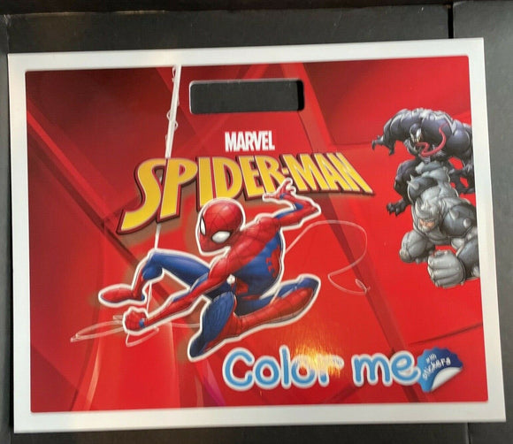 Marvel Spiderman Color Me w/Stickers New
