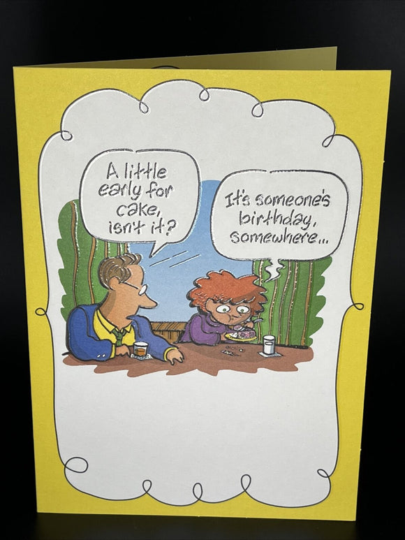 Birthday Greeting Card w/Envelope