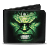 Buckle Down The Hulk Face Bifold Wallet