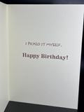 Funny Birthday Greeting Card w/ Envelope