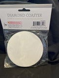 Royal blue Diamond Round Paper Coasters – 12 Pieces per bag