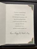 Happy St. Patrick's Day Greeting Card with Envelope