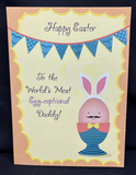 Happy Easter Daddy Greeting Card w/Envelope