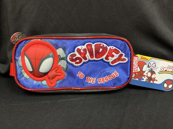 Marvel Spidey to the Rescue 3D Pencil Case 2 Compartment