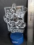 Marvel Avengers Acrylic Color Changing LED Night Light