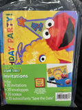 Sesame Street 1st Birthday Party Invitations 20ct