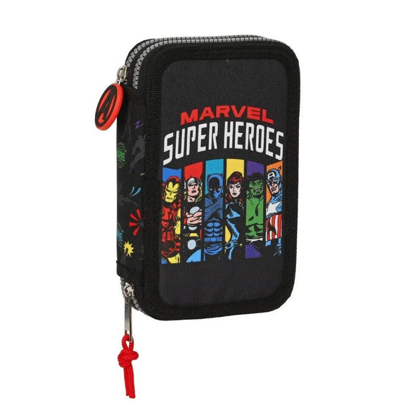 Marvel Avengers Super Heroes Double Pencil Case 28 pieces