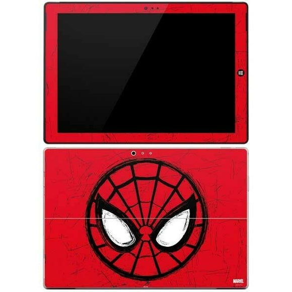 Spider-Man Face  Microsoft Surface Pro 3 Skin By Skinit Marvel NEW