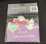 First Communion Mini Glitter Cutouts (10 count)