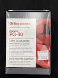 Office Depot Ink Cartridge Compare Canon PG-30 229-366/22071268