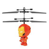 Marvel Iron Man Motion Sensor Flying Helicopter Toy Mini Drone Chopper