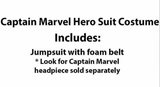 Rubies Captain Marvel Movie Superhero Suit Adult Womens Costume 700600 XSmall