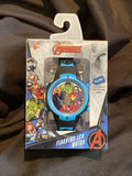 Marvel Avengers Flashing LCD Youth Watch Accutime NEW