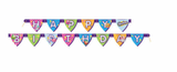 Shopkins HAPPY BIRTHDAY Spell Out Banner 6ft Party supply Decoration