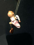 Pink Maya Prayer Angel Orn by the Encore Group made by Russ Berrie NEW