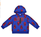 Marvel Spiderman Hoodie and Jogger Pant Set for Boys Size 4 Blue