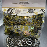 "40" Sparkling Confetti 1.2 Oz Celebration Pack