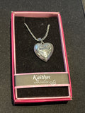 Heart Picture Locket With Love Necklace 16-18" Chain Kaitlyn