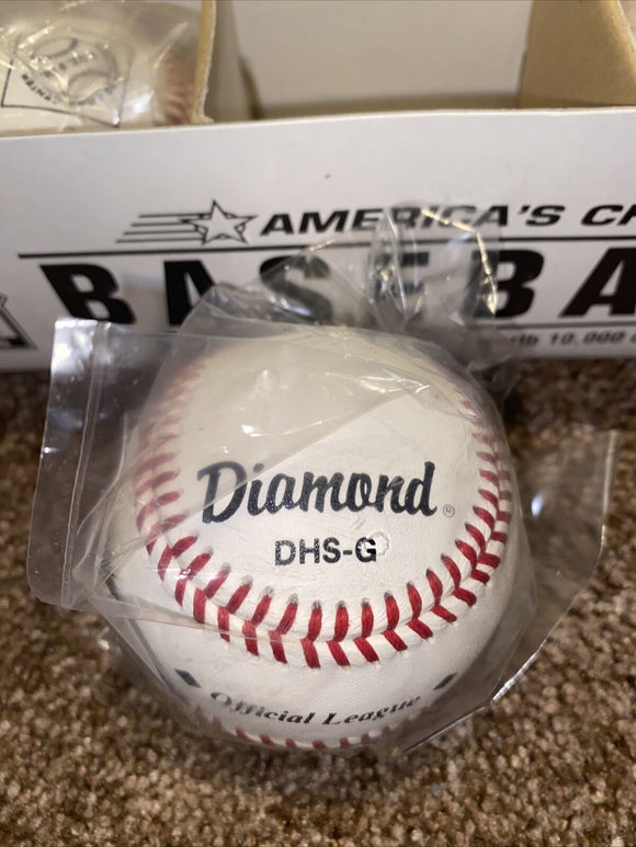 VINTAGE Diamond Sport Baseballs DHS-G 12 Pack New In Sealed Bags In Box