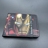 Buckle Down Marvel  Iron Man Face & Pose Bifold Wallet