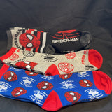 Spiderman Kids Crew Socks 6 pairs Sock Size 9-11