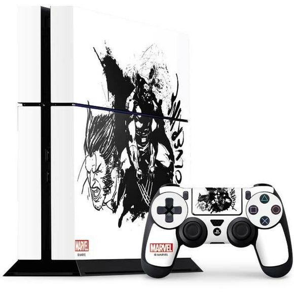 Wolverine Outlines PS4 Bundle Skin By Skinit Marvel NEW