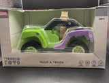 Marvel Just Play Disney Wooden Toys Hulk and Truck, Figure Vehicle, Kids Toys...