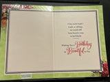 Birthday Sister 3D Greeting Card w/Envelope