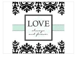 Love & Forever 16ct 2ply Luncheon Napkins 12 7/8”x12 7/8”