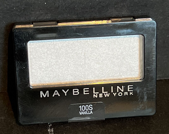 Maybelline Expert Wear Single Color Eyeshadow, 100s Vanilla 0.08 oz