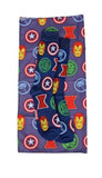 Marvel Mens Avengers Heroes Symbols Crew Sock & Bandana Combo New