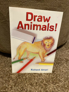 Draw Animals Tips  And Techniques Softcover Book Richard Amari NEW