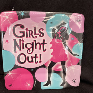 Girls Night Out 7”Square Plates 8Ct