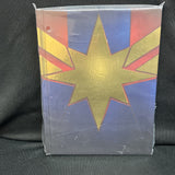 Captain Marvel Logo Notebook Journal 8 1/4 X 6 1/4 Endgame Avengers Shield NEW