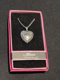 Heart Picture Locket With Love Necklace 16-18" Chain Allison