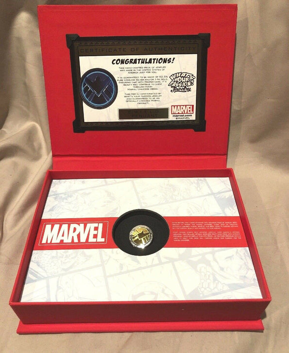 Marvel Comics Shield Pendant What's Your Passion Jewelry NEW