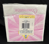 Stained Glass Pink Communion 3-Ply Lunch Napkins 36 per Pack