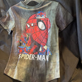 Spiderman Graphic Tie Dye Tshirt Kids  8-9  Year Old Marvel