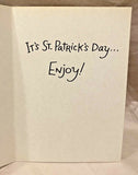 St. Patrick’s Day Greeting Card w/Envelope NEW