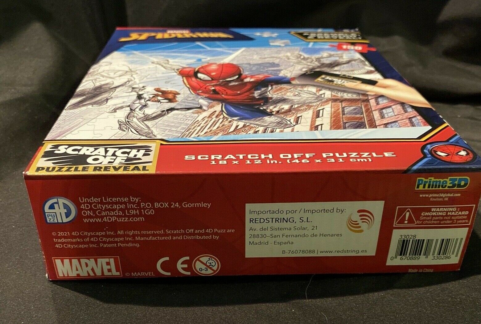 Scratch Off Puzzle Reveal Marvel Spider-Man- 150 Pieces Ages 5+ – The Odd  Assortment
