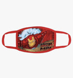 Kids Marvel Iron Man Fabric Face Mask  Ages 4+