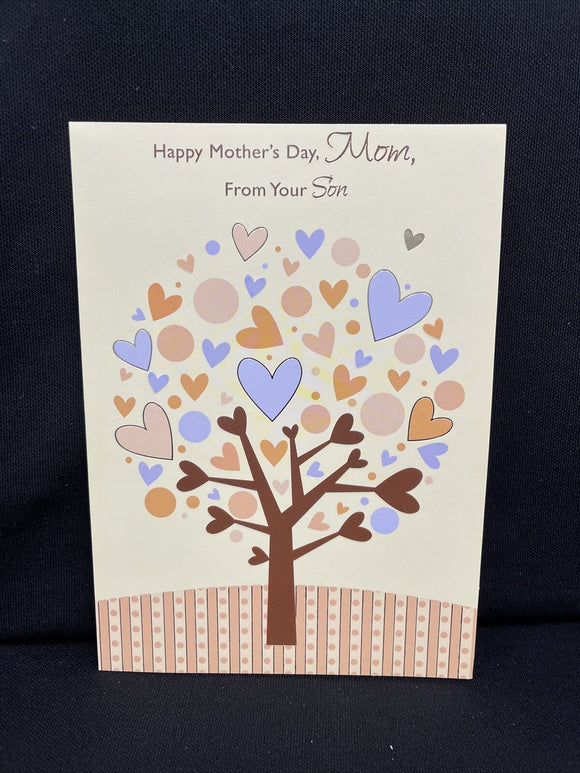 Happy Mother's Day From Son Greeting Card w/Envelope