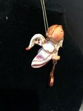 Pink Julia Prayer Angel Orn by the Encore Group made by Russ Berrie NEW