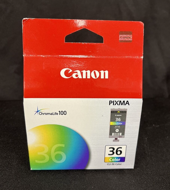 Genuine New Canon Pixma 36 Color Ink Tank Cartridge CLI-36 Color