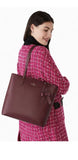 Kate Spade Brynn Large Tote Deep Berry Saffiano K5797