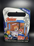 Marvel Avengers Pop Up Play Scene w/12 Stickers New